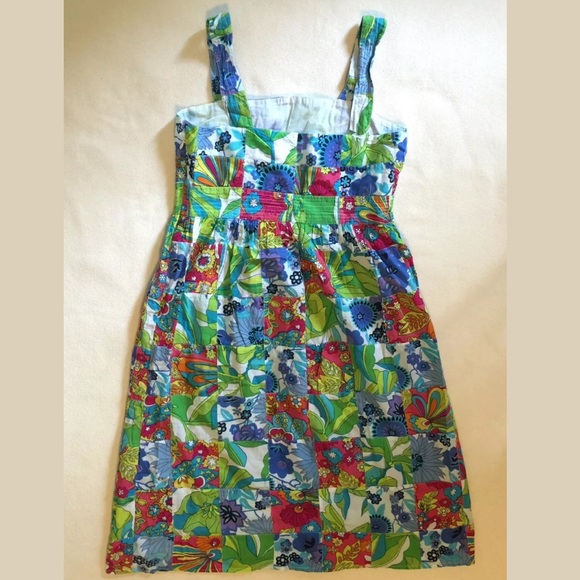Patchwork Izod Dress Small - Picture 2 of 3